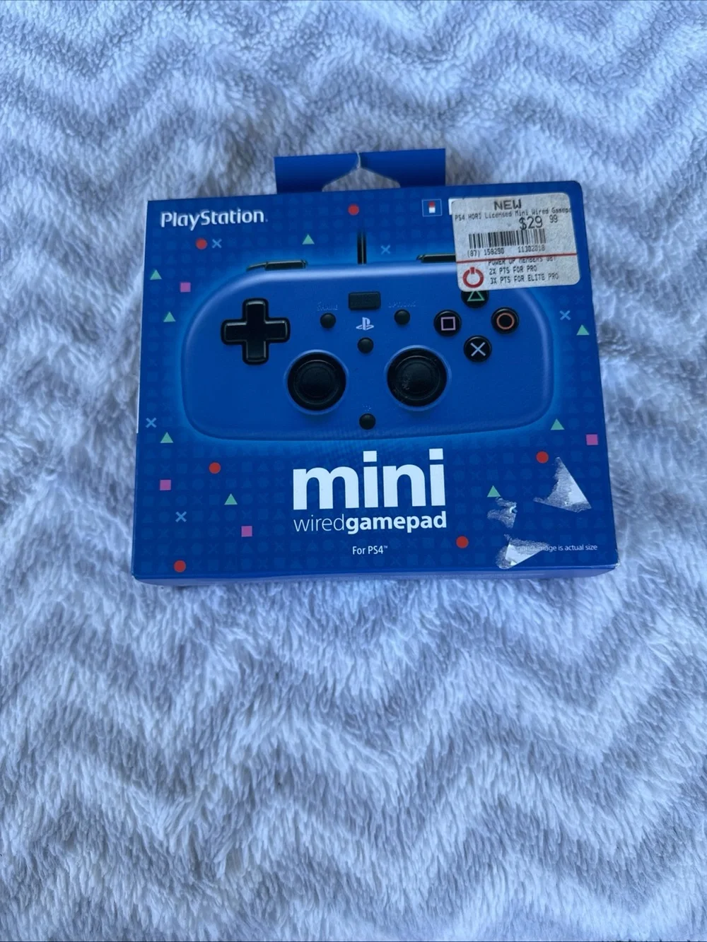 Sony Mini Wired Gamepad in Blue for PS4